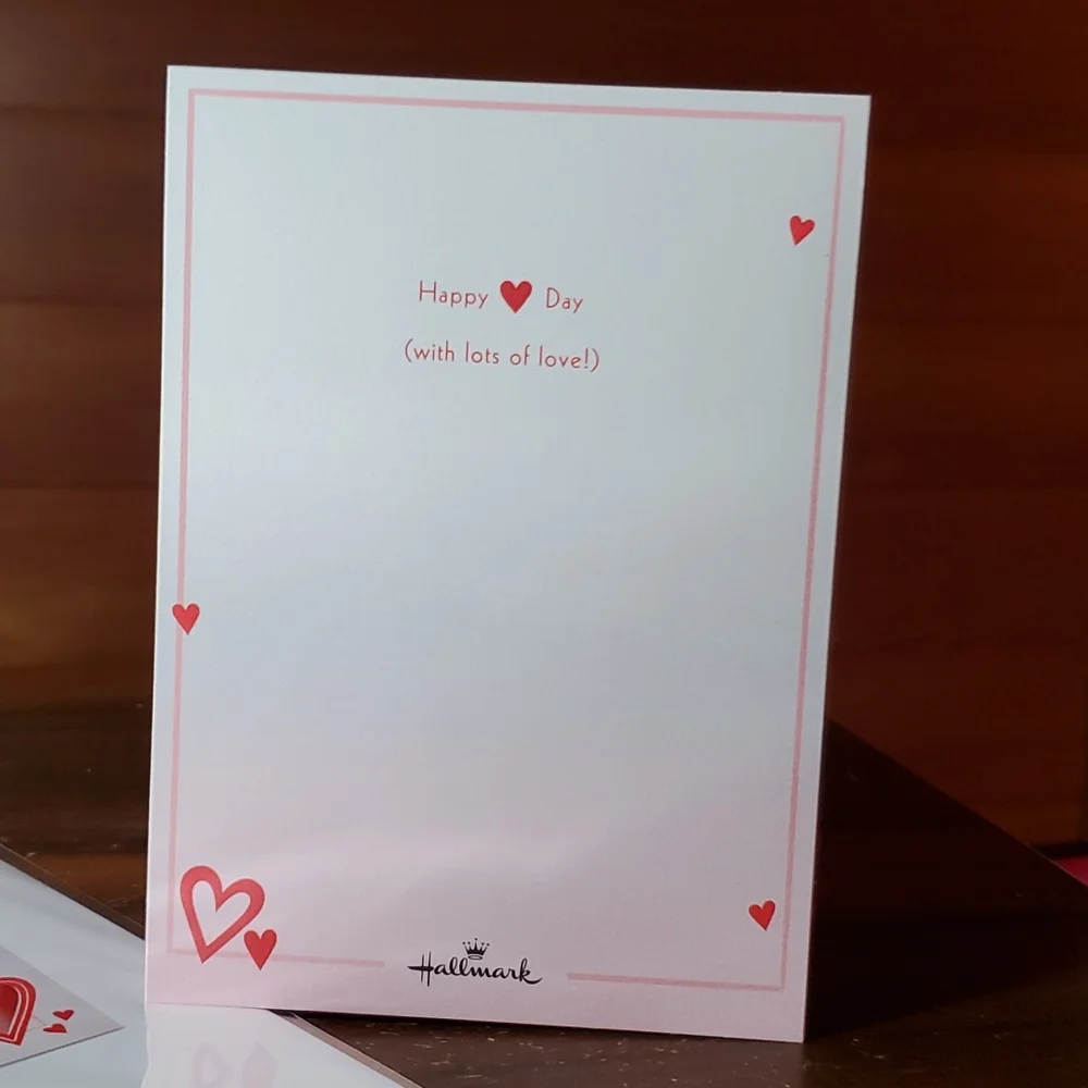 Valentine's Day 3D Hallmark Greeting Card Love You More Pop-up Kids Love
